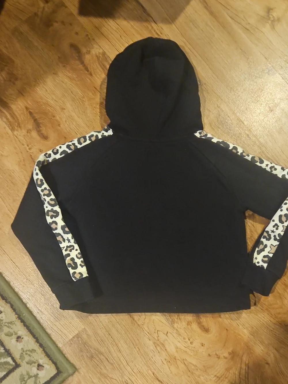 Girls Converse Black Hoodie Size Medium